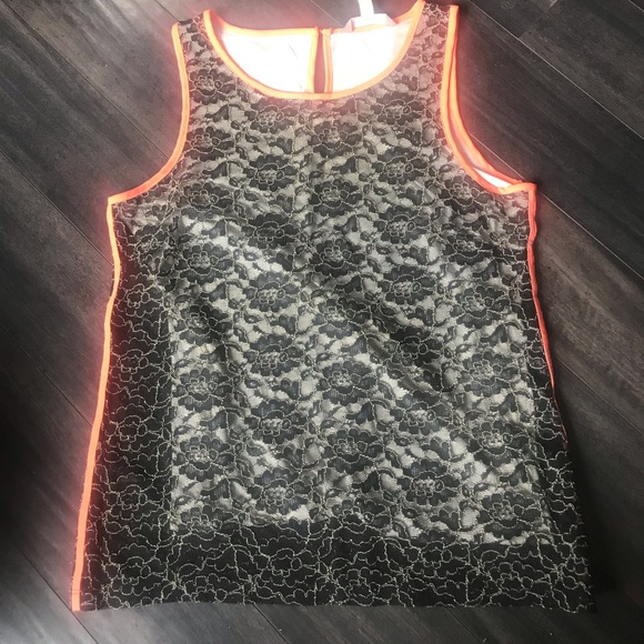 Banana Republic Lace overlay Tank top - Picture 1 of 4